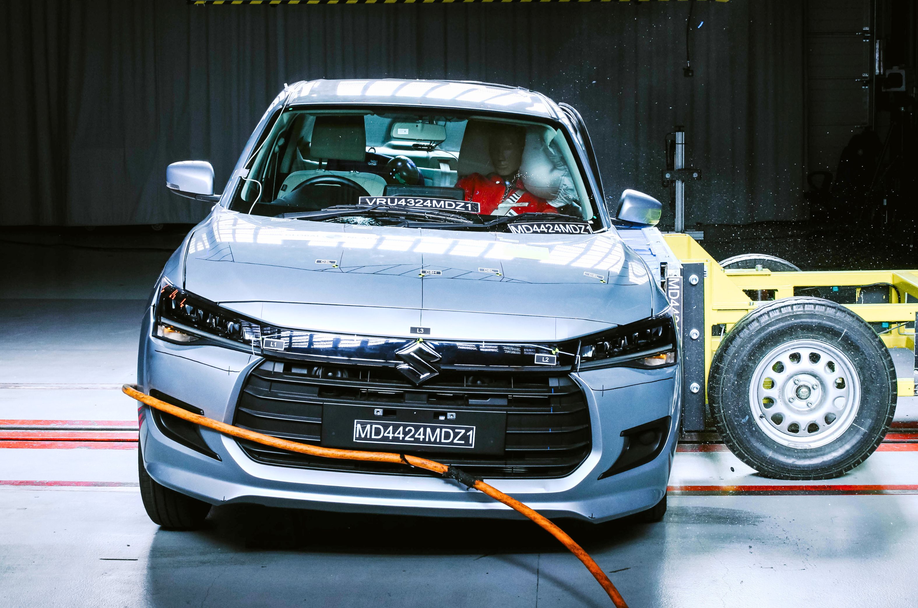 New Maruti Dzire GNCAP safety rating New Maruti Dzire GNCAP safety rating